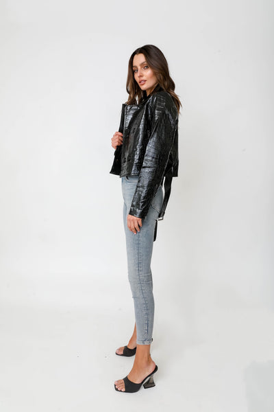 Topshop biker hotsell jacket women